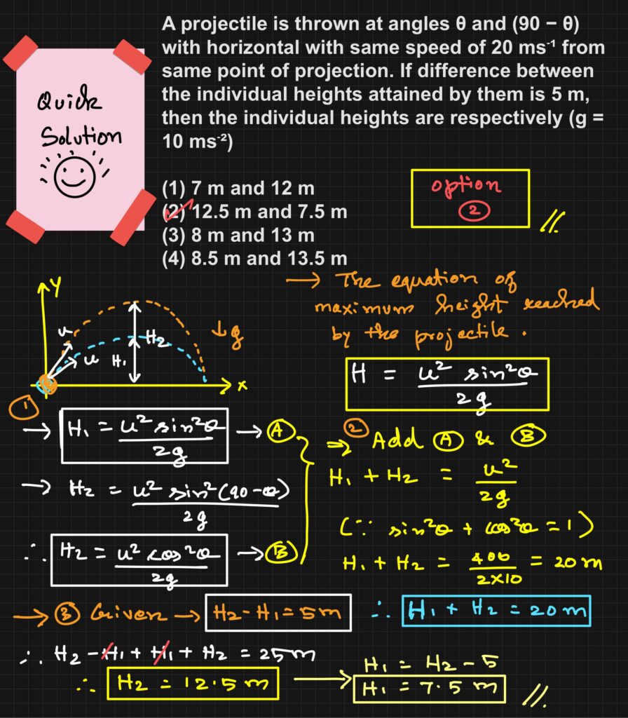 Projectile motion