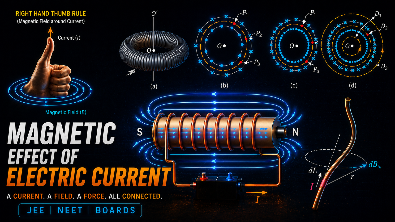 Magnetic effect of electric current